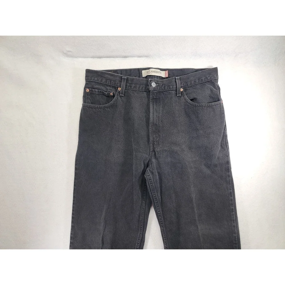 Levi's 550 jeans -‎ Relaxed fit Straight Leg - 36x34 Black Wash 100% cotton